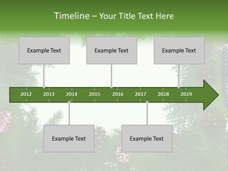 Framing Needle Winter PowerPoint Template