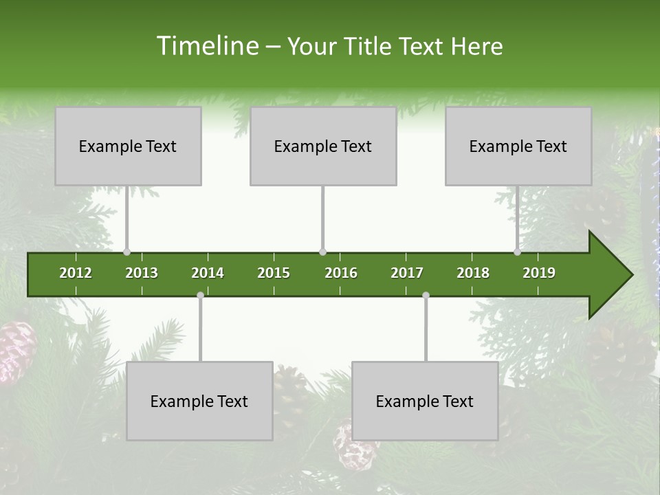 Framing Needle Winter PowerPoint Template