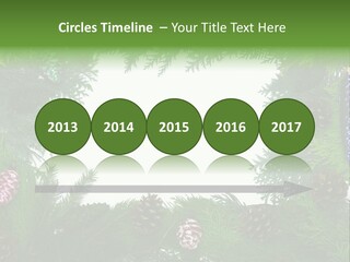 Framing Needle Winter PowerPoint Template