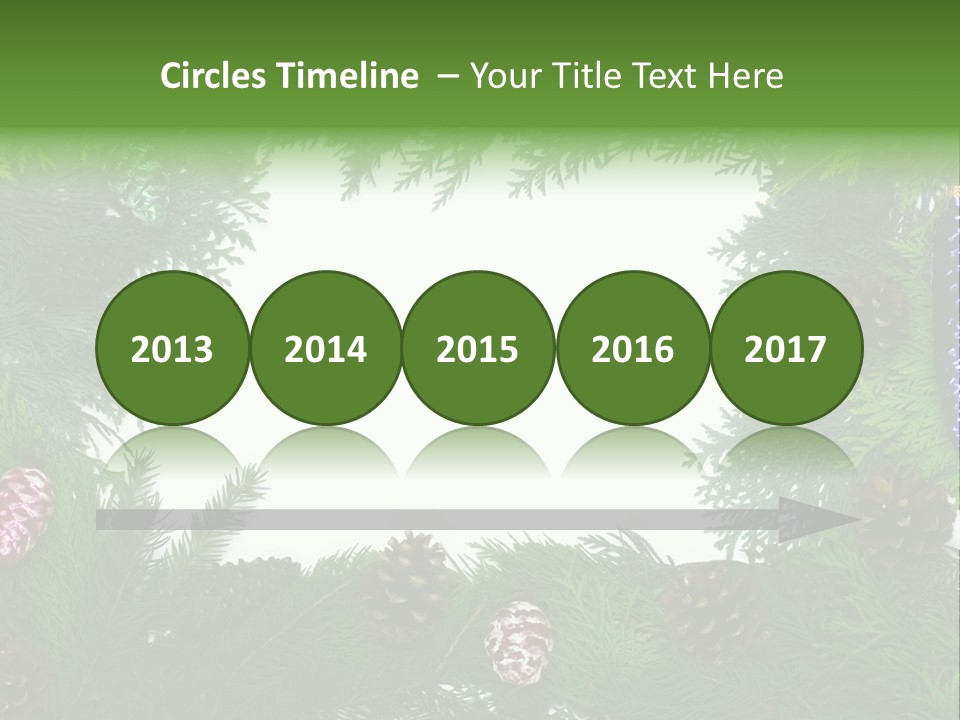 Framing Needle Winter PowerPoint Template