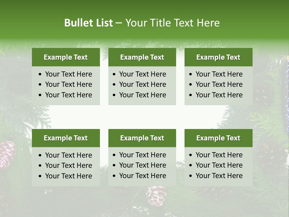 Framing Needle Winter PowerPoint Template