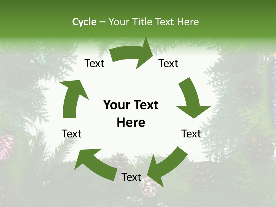 Framing Needle Winter PowerPoint Template