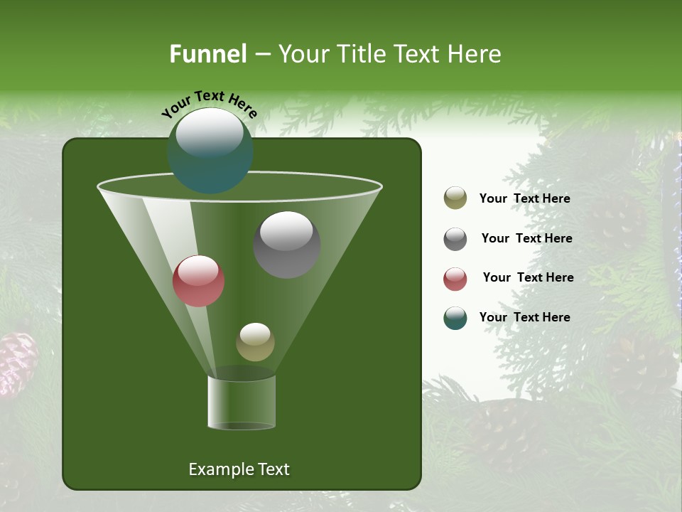 Framing Needle Winter PowerPoint Template