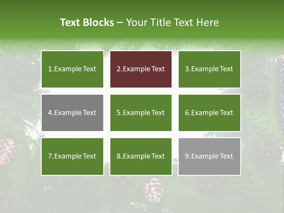 Framing Needle Winter PowerPoint Template