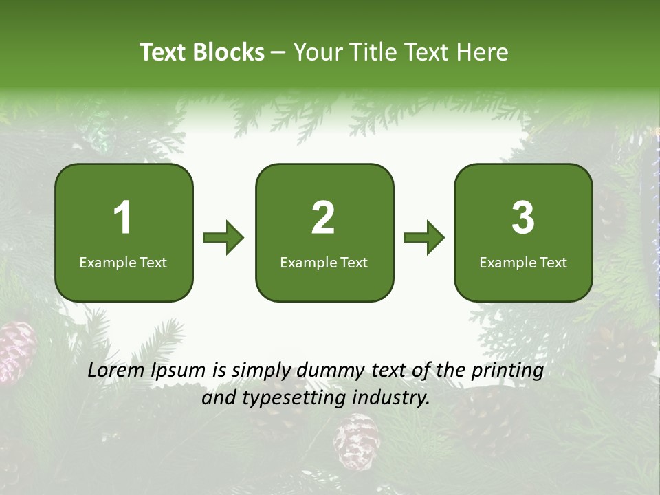Framing Needle Winter PowerPoint Template