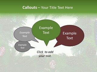 Framing Needle Winter PowerPoint Template