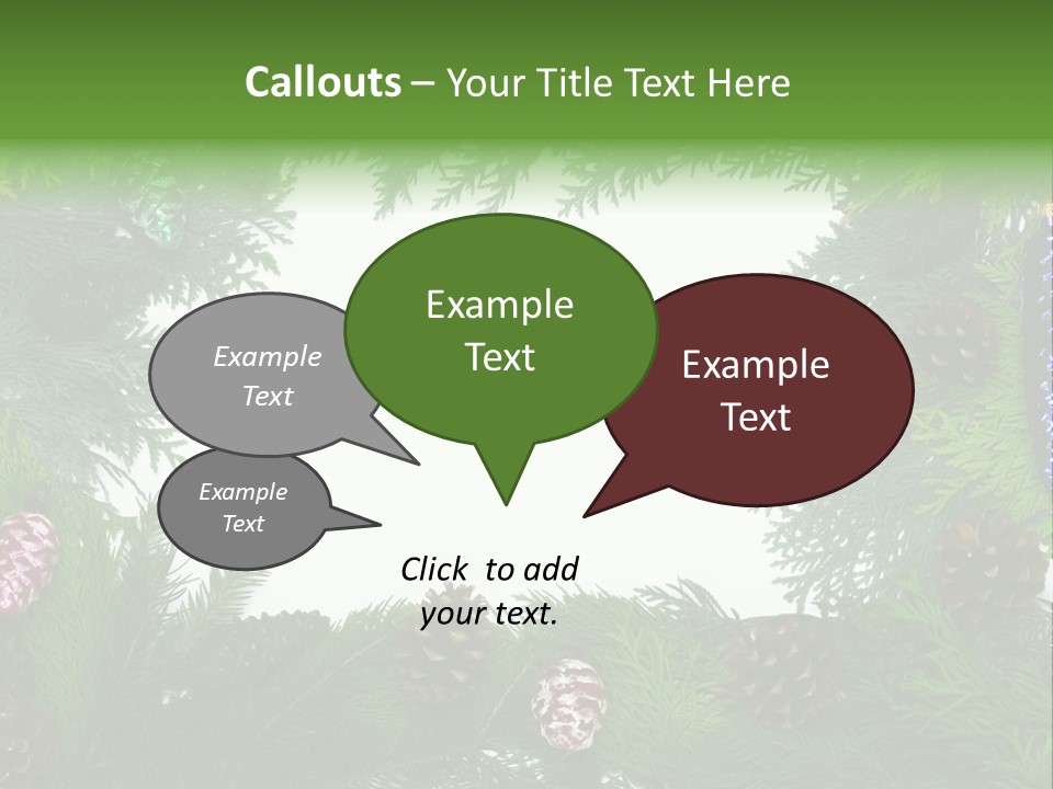 Framing Needle Winter PowerPoint Template