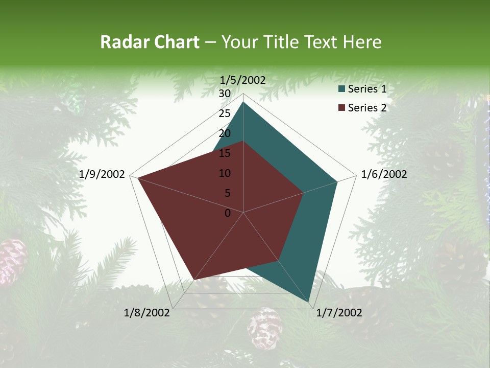 Framing Needle Winter PowerPoint Template