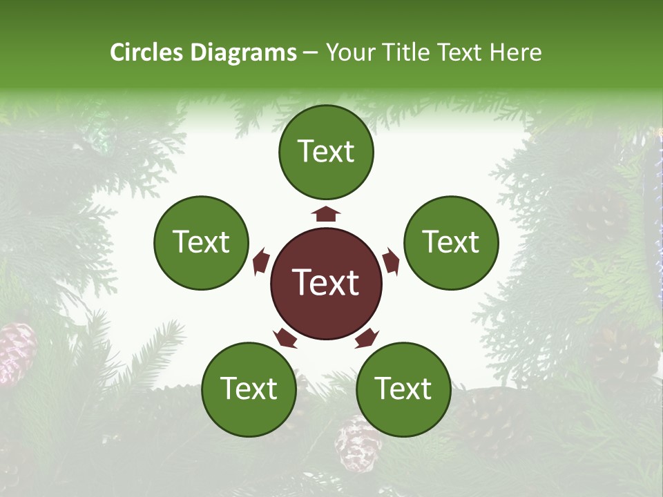 Framing Needle Winter PowerPoint Template