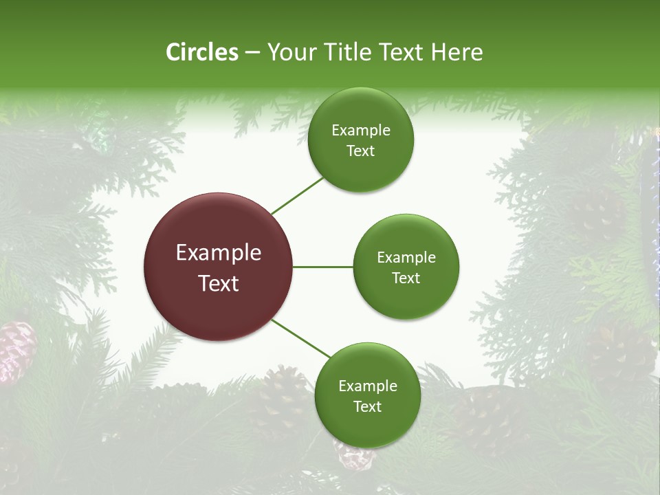 Framing Needle Winter PowerPoint Template