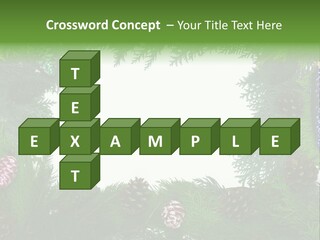 Framing Needle Winter PowerPoint Template