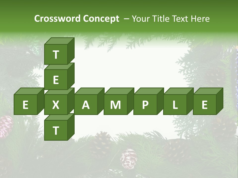 Framing Needle Winter PowerPoint Template