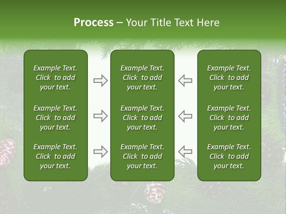 Framing Needle Winter PowerPoint Template