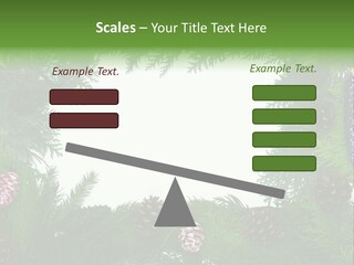 Framing Needle Winter PowerPoint Template
