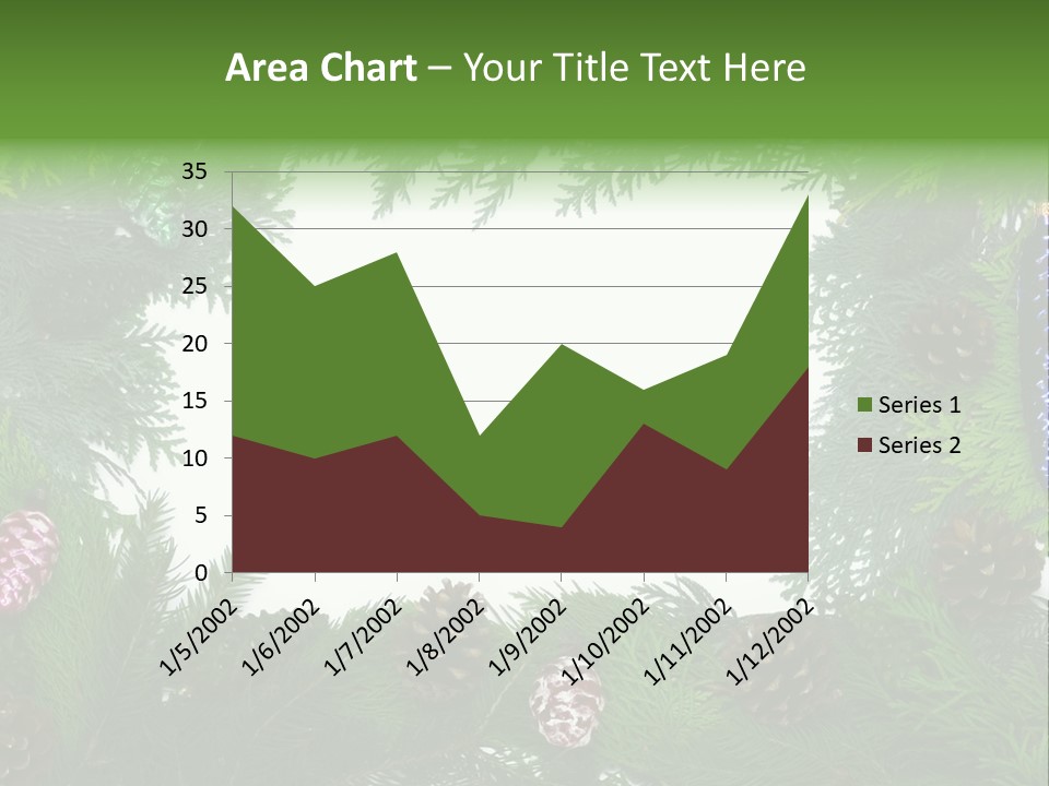 Framing Needle Winter PowerPoint Template