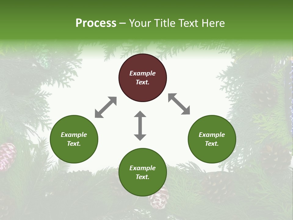 Framing Needle Winter PowerPoint Template