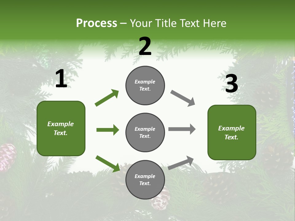 Framing Needle Winter PowerPoint Template