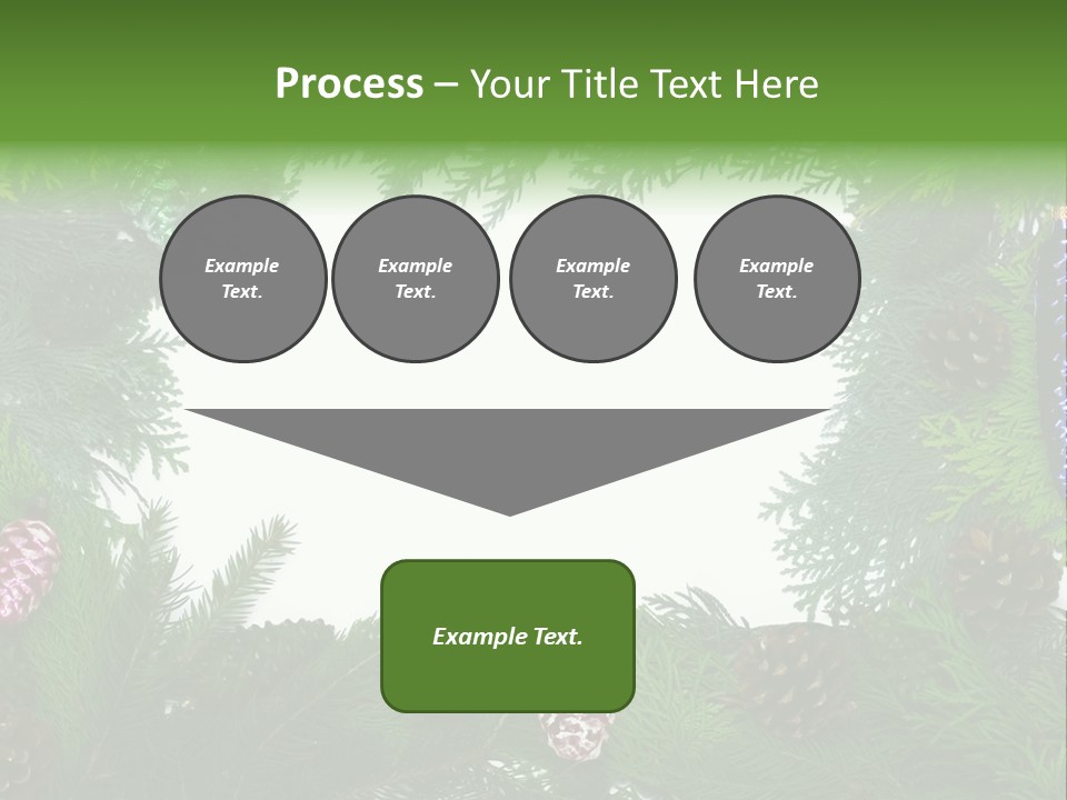 Framing Needle Winter PowerPoint Template