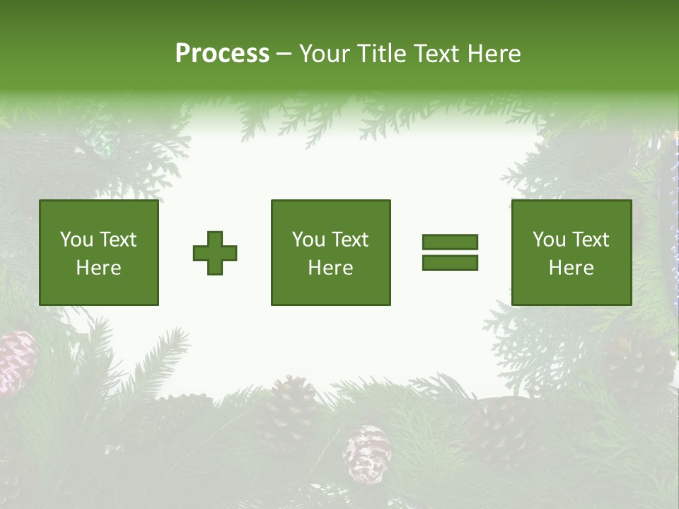 Framing Needle Winter PowerPoint Template