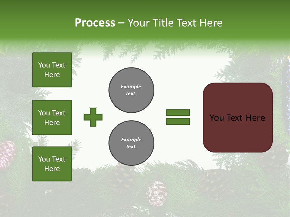 Framing Needle Winter PowerPoint Template