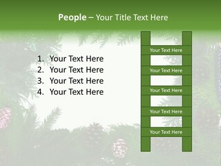 Framing Needle Winter PowerPoint Template