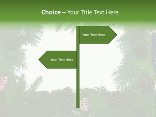 Framing Needle Winter PowerPoint Template