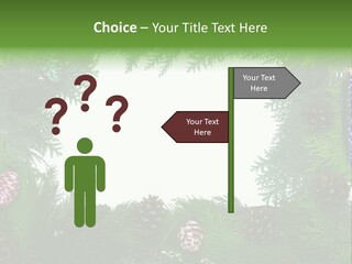 Framing Needle Winter PowerPoint Template