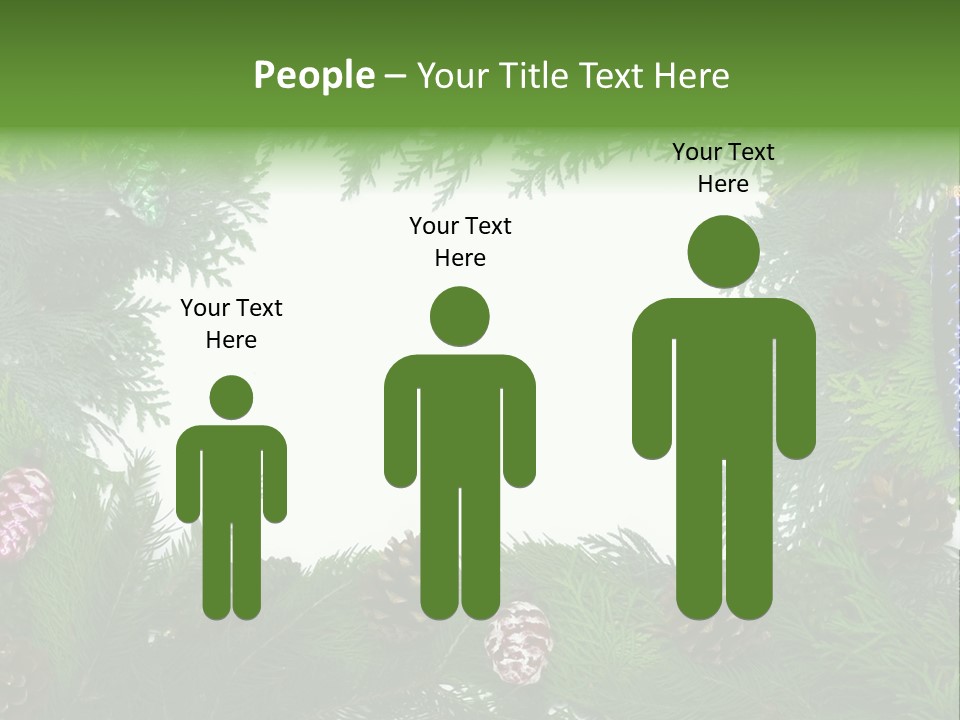 Framing Needle Winter PowerPoint Template