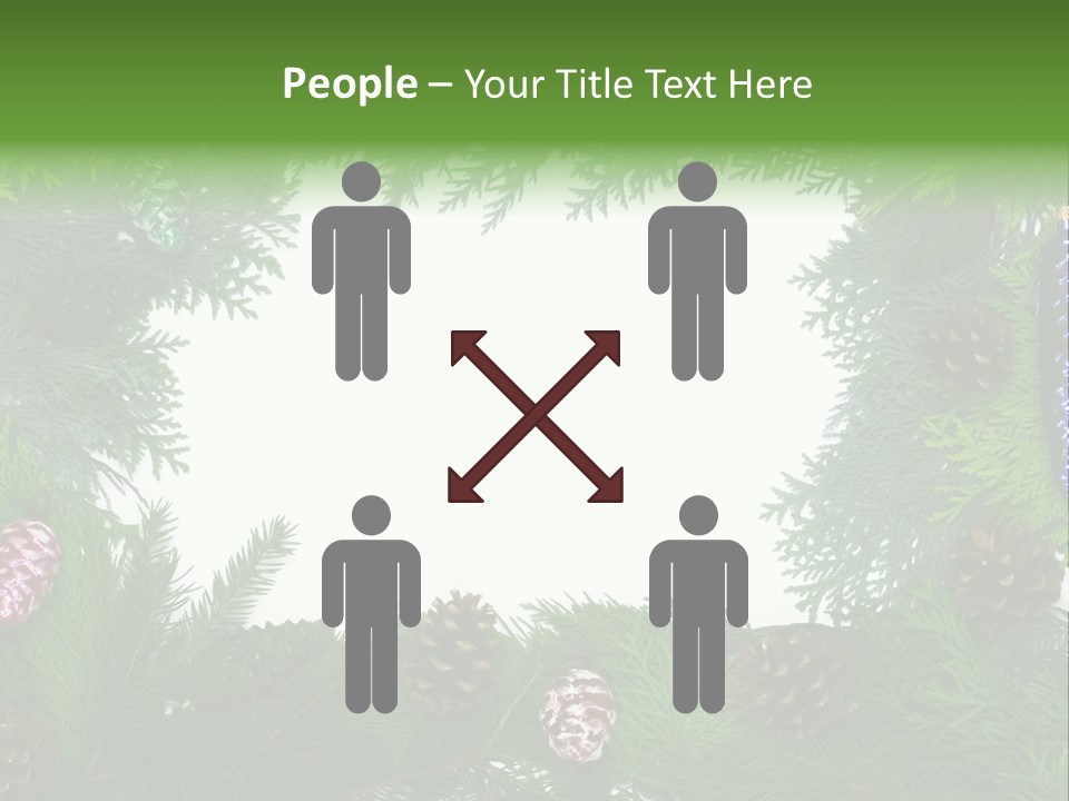 Framing Needle Winter PowerPoint Template