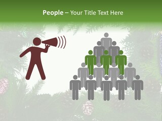 Framing Needle Winter PowerPoint Template