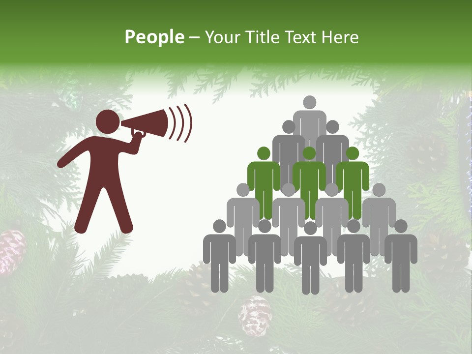 Framing Needle Winter PowerPoint Template