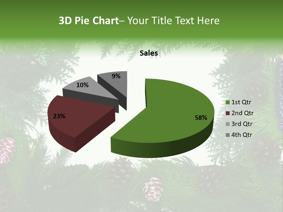 Framing Needle Winter PowerPoint Template