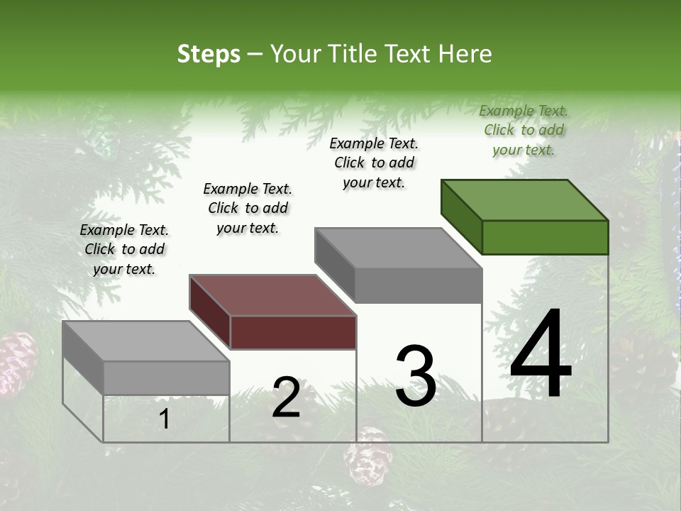 Framing Needle Winter PowerPoint Template