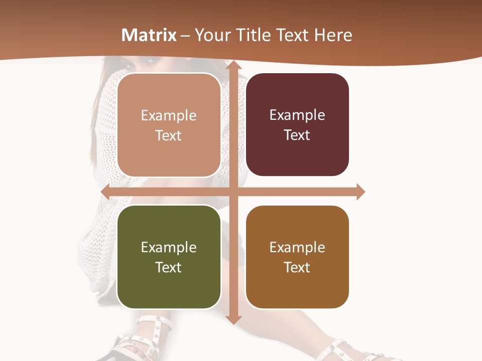 Sitting Babydoll Holding PowerPoint Template