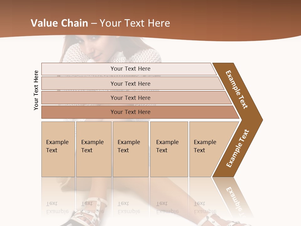 Sitting Babydoll Holding PowerPoint Template