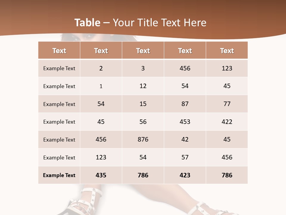 Sitting Babydoll Holding PowerPoint Template