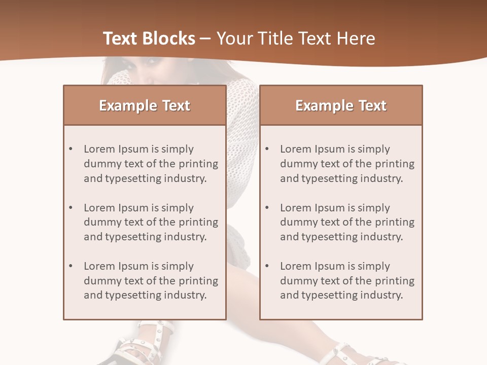Sitting Babydoll Holding PowerPoint Template
