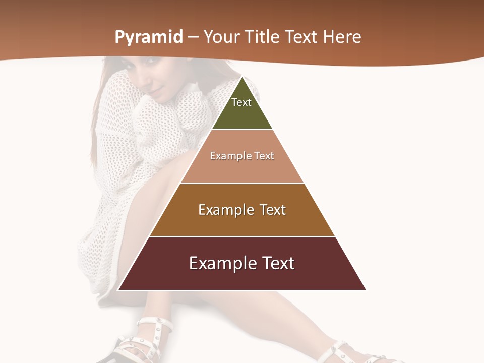 Sitting Babydoll Holding PowerPoint Template