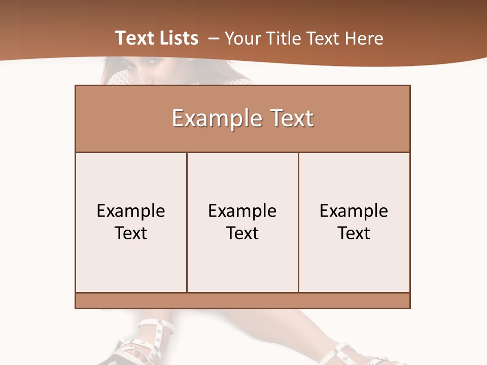 Sitting Babydoll Holding PowerPoint Template