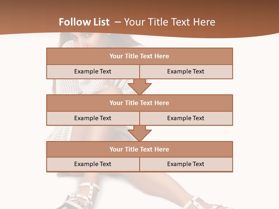 Sitting Babydoll Holding PowerPoint Template