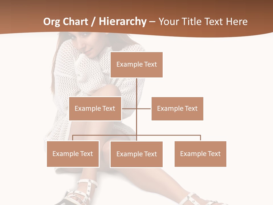 Sitting Babydoll Holding PowerPoint Template