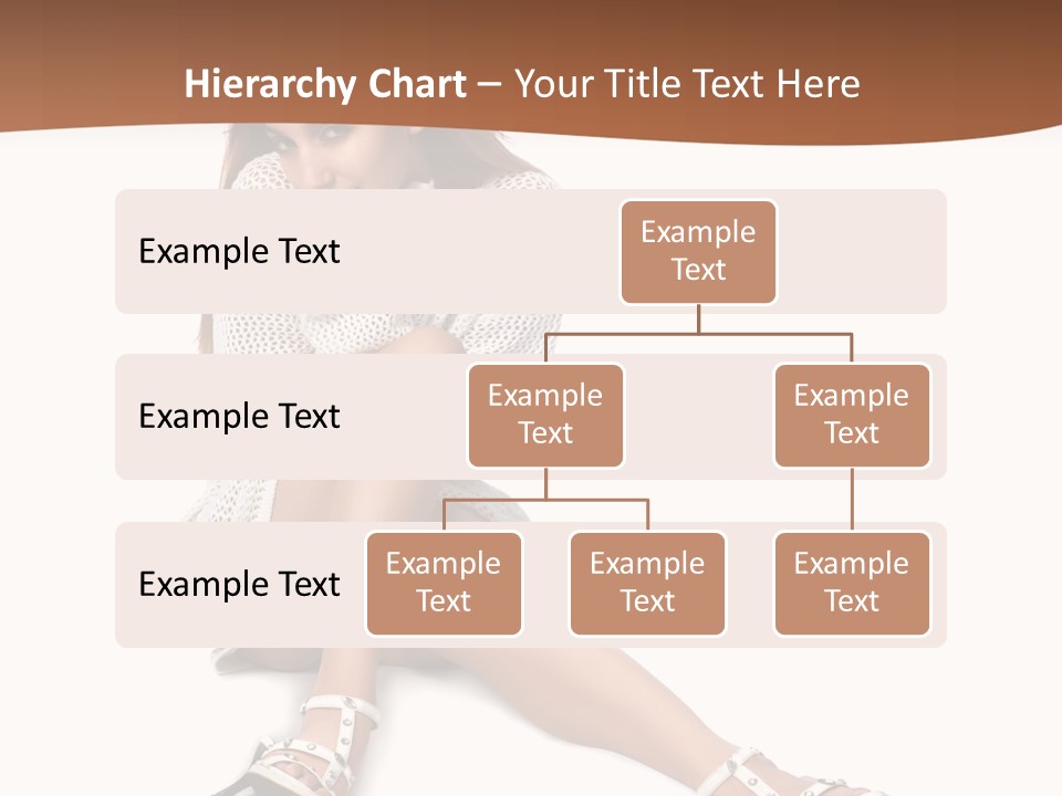 Sitting Babydoll Holding PowerPoint Template