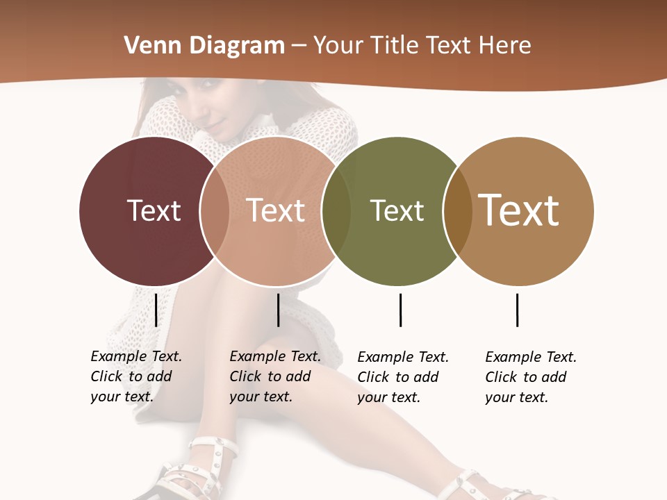 Sitting Babydoll Holding PowerPoint Template