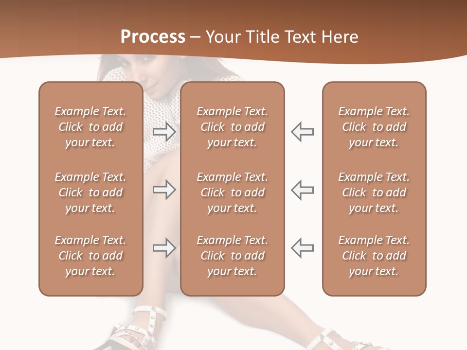 Sitting Babydoll Holding PowerPoint Template