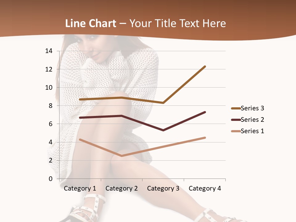 Sitting Babydoll Holding PowerPoint Template