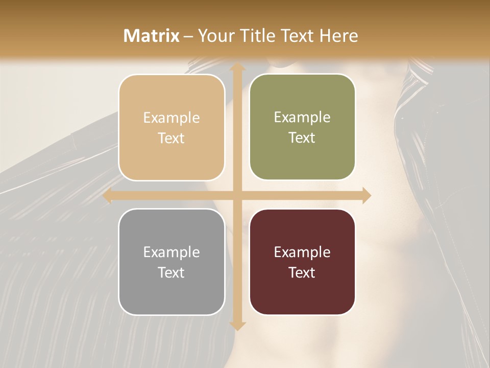 Shot Clothing Lifestyles PowerPoint Template