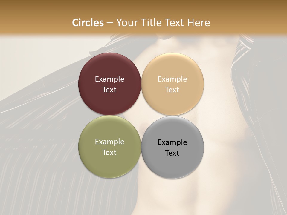 Shot Clothing Lifestyles PowerPoint Template