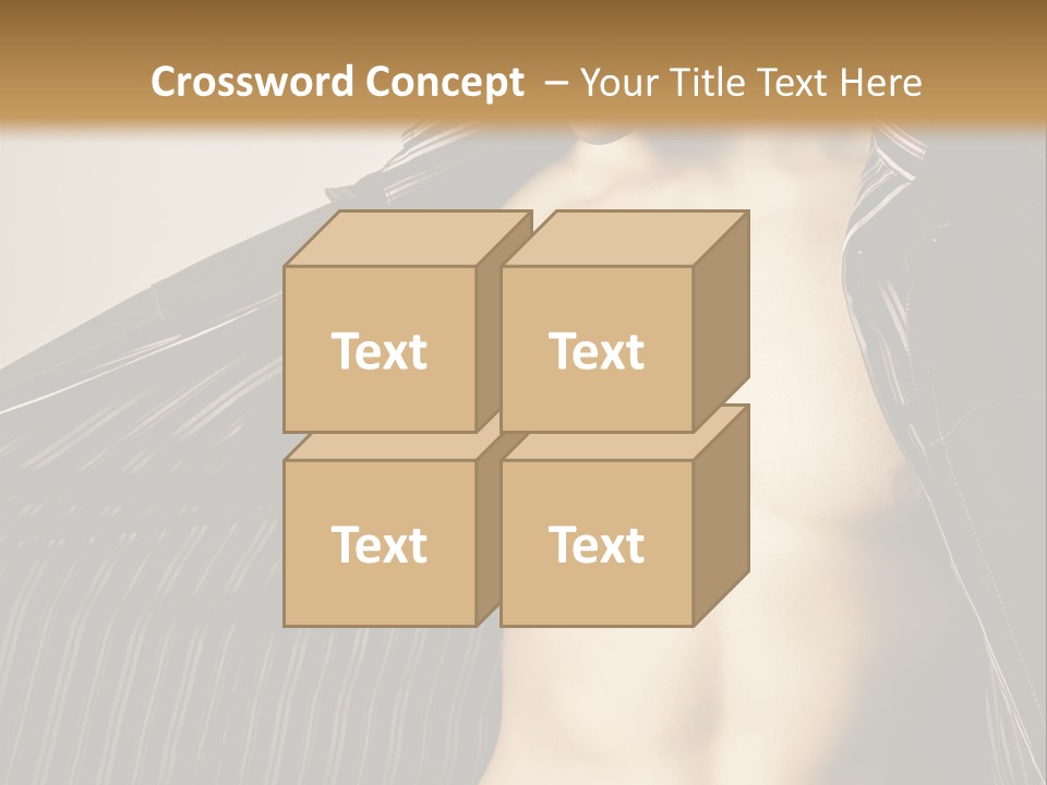 Shot Clothing Lifestyles PowerPoint Template