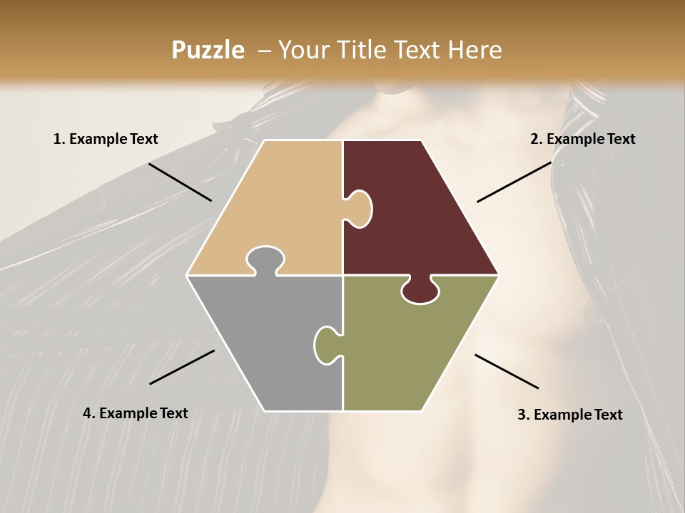 Shot Clothing Lifestyles PowerPoint Template