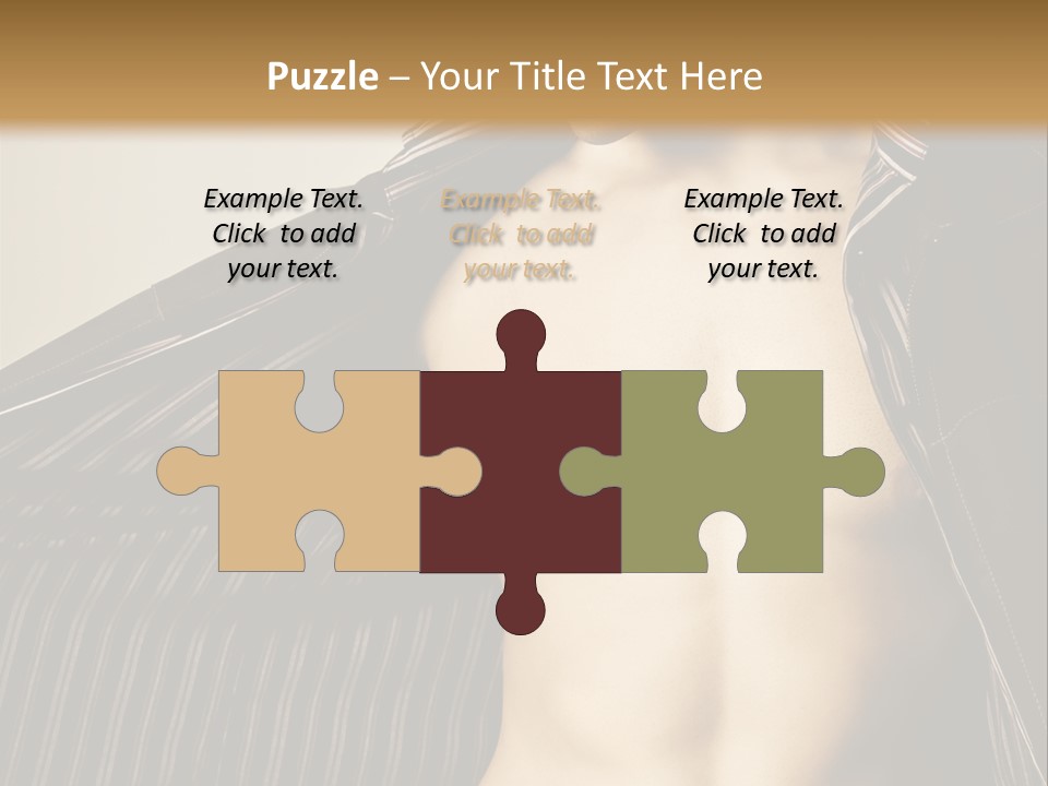 Shot Clothing Lifestyles PowerPoint Template